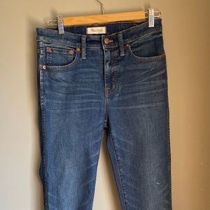 Madewell 9" high-rise skinny jeans 28T